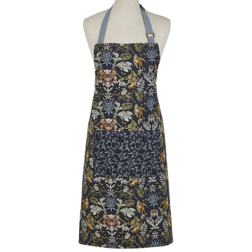 Tablier en coton Finch & Flower - Bleu marine