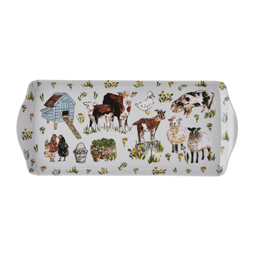 Portman Farm Small Serving Tray - Grey