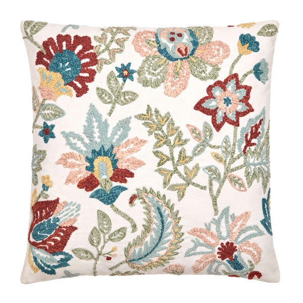 Appletree Amara Embroidered Cushion - Multi