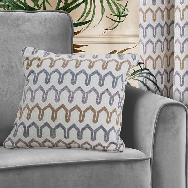 Curtina Arcadia Cushion - Natural - Williamsons Factory Shop