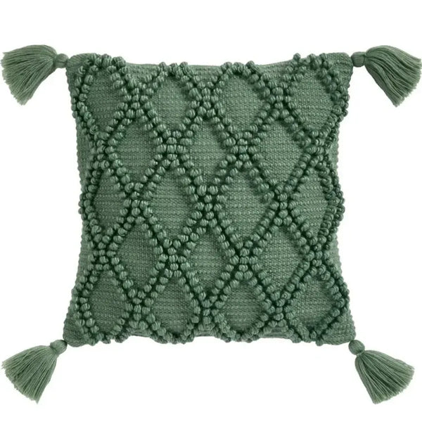 Drift Home Alda Cushion - Green - Williamsons Factory Shop