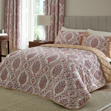 Ashmead Bedspread - Berry