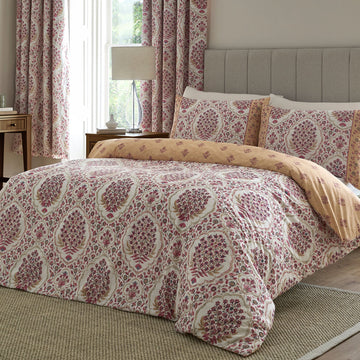 Ashmead Duvet Cover Set - Berry