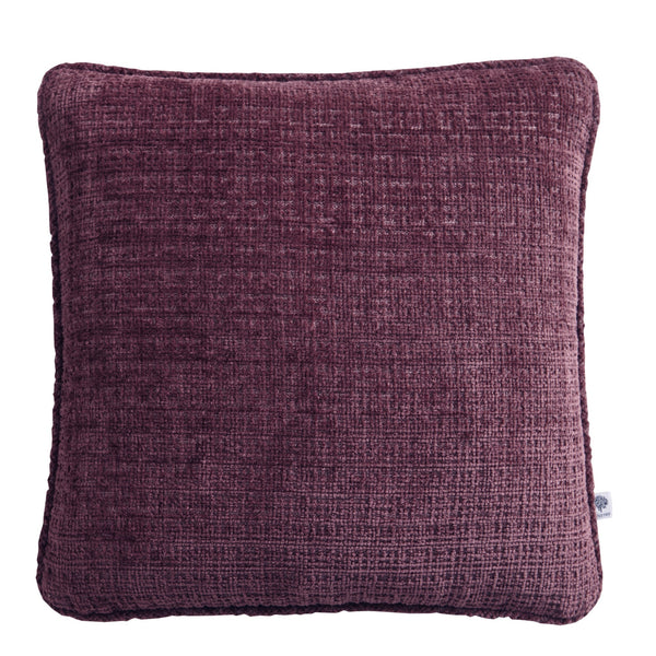 Appletree Loft Alba Cushion - Wine - Williamsons Factory Shop