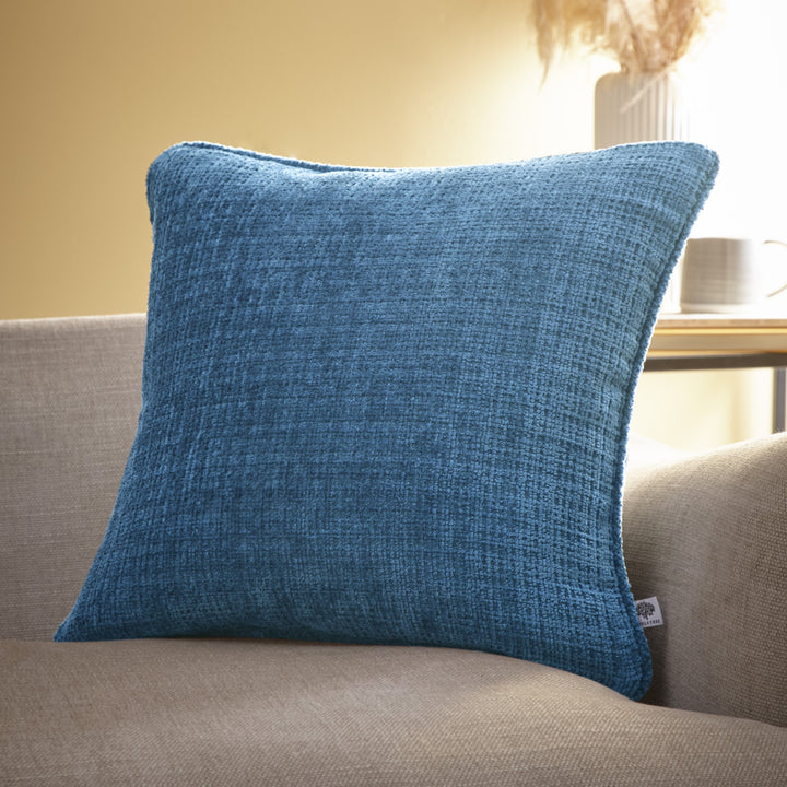 Appletree Loft Alba Cushion - Teal - Williamsons Factory Shop