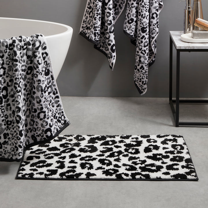 Fusion Animal Bathmat Bath Mat - Black - Williamsons Factory Shop