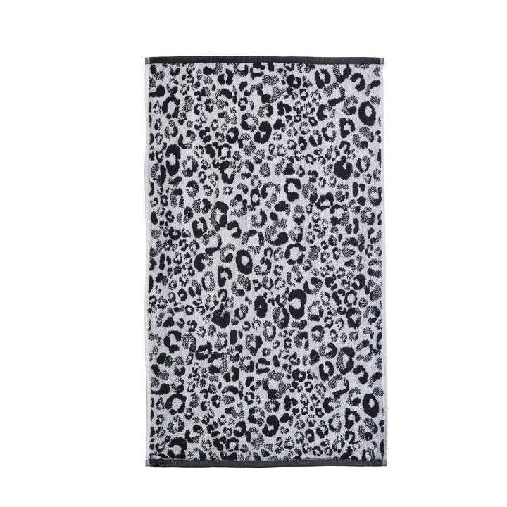 Fusion Animal Print Hand Towel - Black - Williamsons Factory Shop