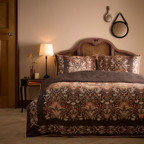 Appletree Audrey Duvet Cover Set -  Chocolate