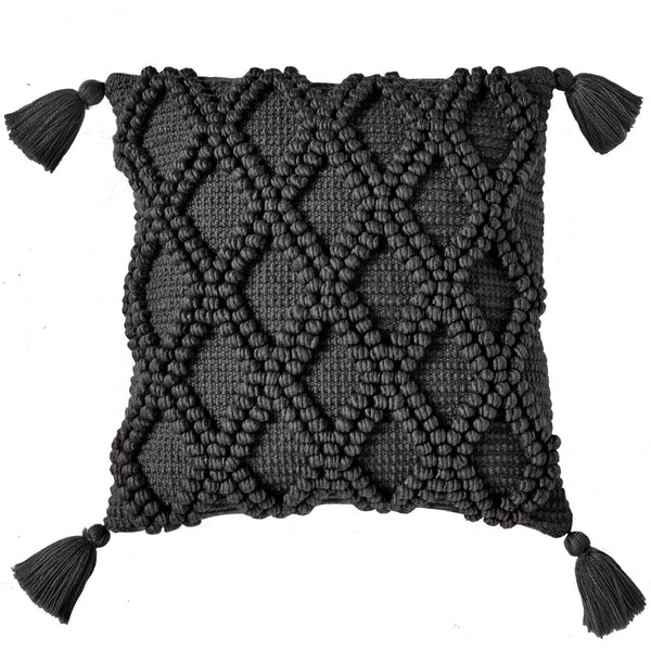 Drift Home Alda Cushion - Black - Williamsons Factory Shop