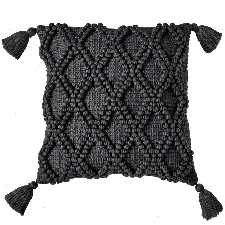 Drift Home Alda Cushion - Black - Williamsons Factory Shop