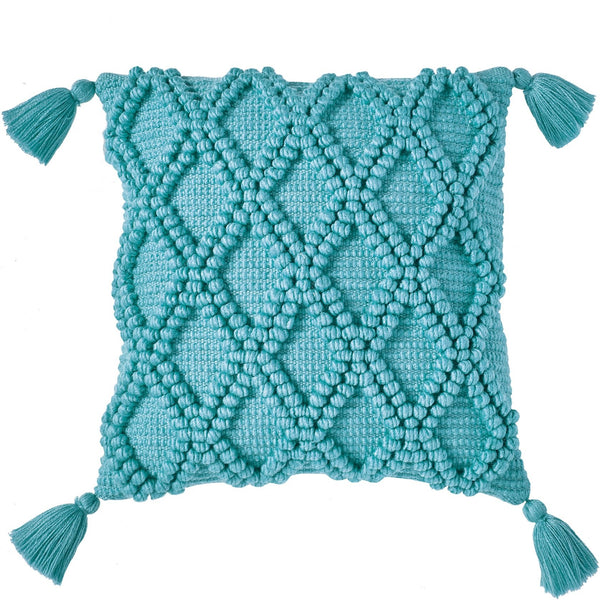 Drift Home Alda Cushion - Duck Egg - Williamsons Factory Shop