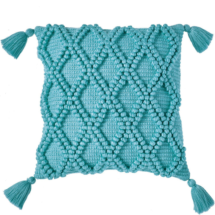 Drift Home Alda Cushion - Duck Egg - Williamsons Factory Shop