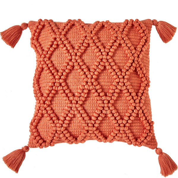 Drift Home Alda Cushion - Terracotta - Williamsons Factory Shop