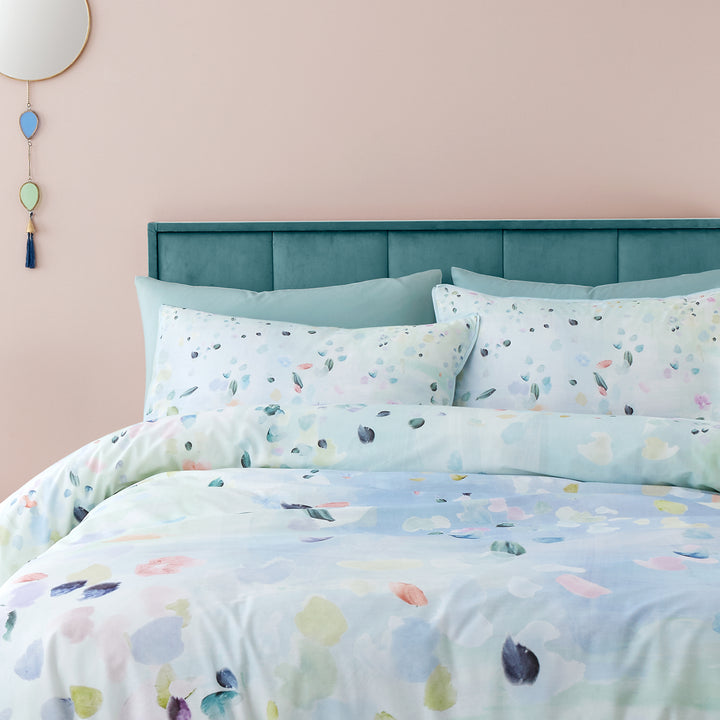 Appletree Alfresco Duvet Cover Set - Duck Egg - Williamsons Factory Shop