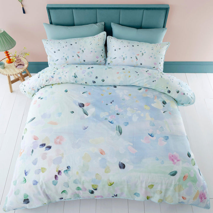 Appletree Alfresco Duvet Cover Set - Duck Egg - Williamsons Factory Shop