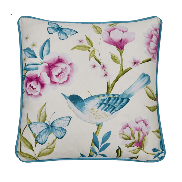 Dreams & Drapes Amelle Outdoor Cushion - Blue - Williamsons Factory Shop