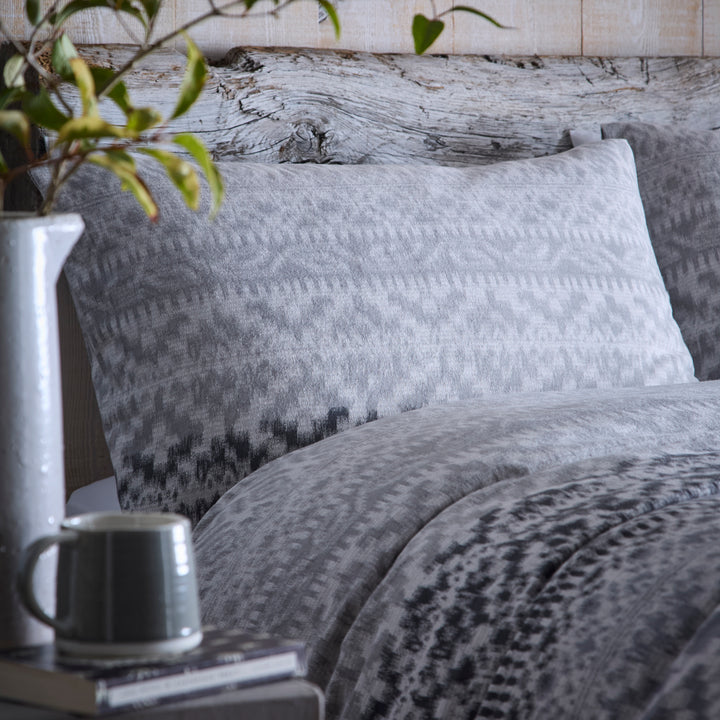 Appletree Hygge Bergen Duvet Cover Set - Grey - Williamsons Factory Shop
