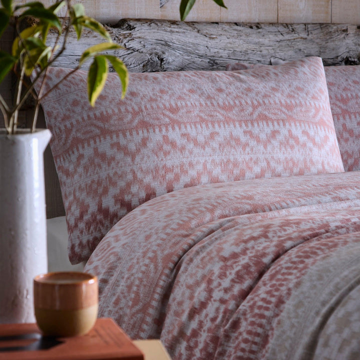 Appletree Hygge Bergen Duvet Cover Set - Terracotta - Williamsons Factory Shop