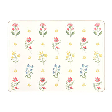 Boho Floral Placemat 4 Pack - Multi