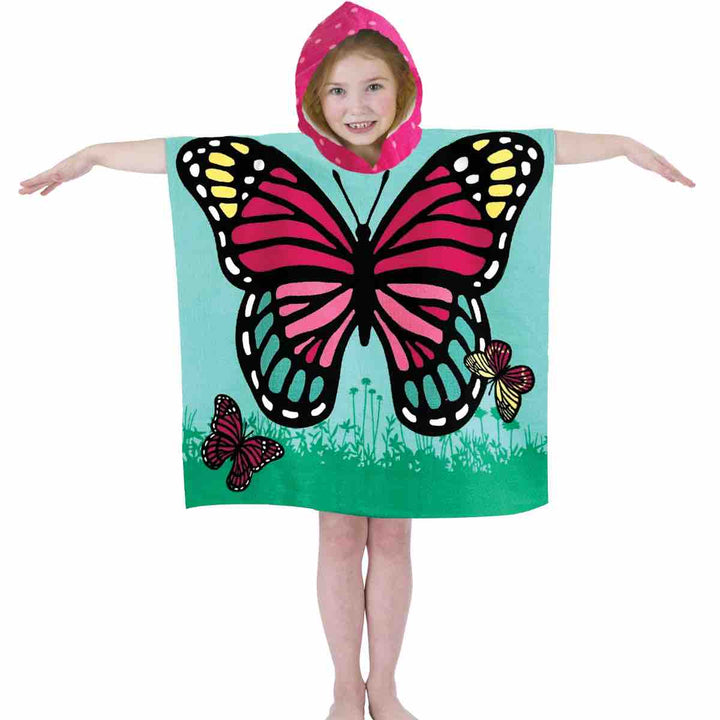 Kids Hooded Poncho Pal Robe (3+ Years) - Williamsons Factory Shop