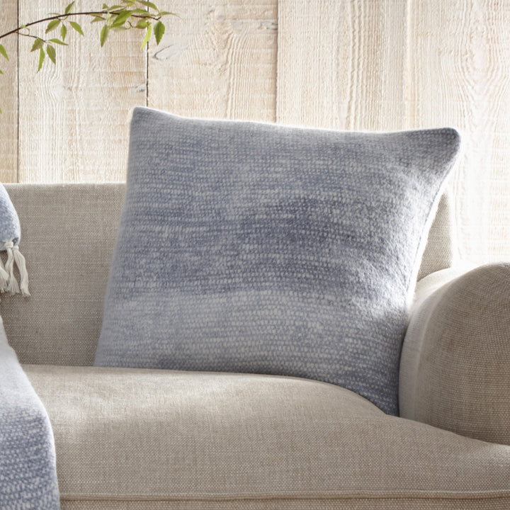 Drift Home Bretton Cushion - Blue - Williamsons Factory Shop