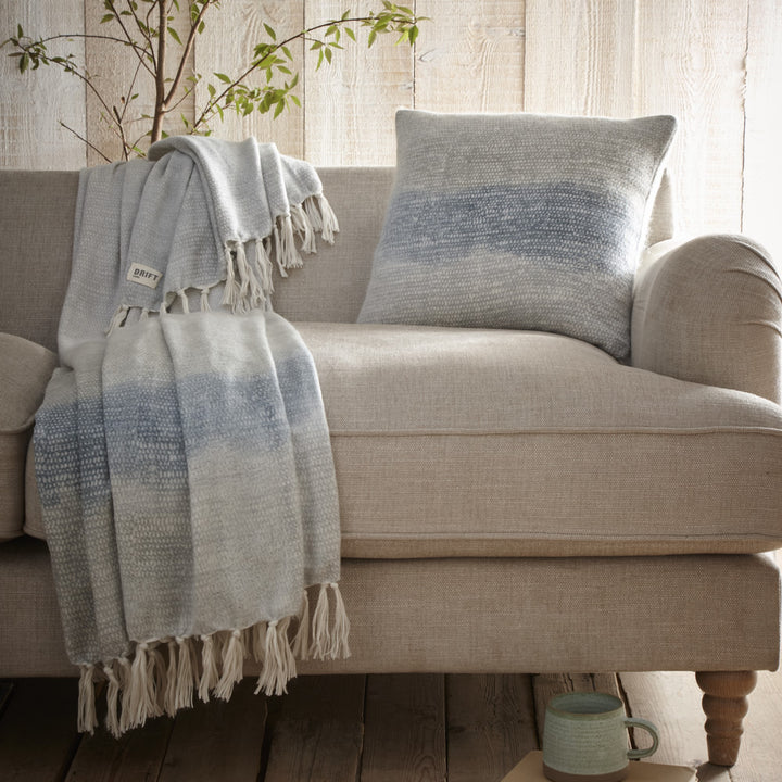 Drift Home Bretton Cushion - Green - Williamsons Factory Shop