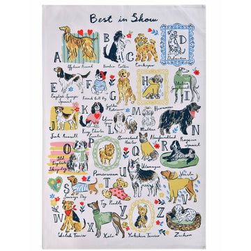 Best In Show Cotton Tea Towel - Multi