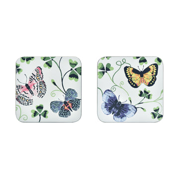 Butterfly Grove Coasters 4 Pack - Blue
