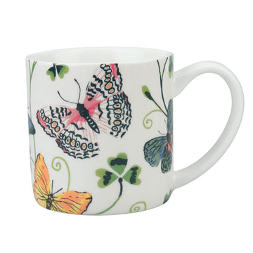 Butterfly Grove Bone China Mug - Blue