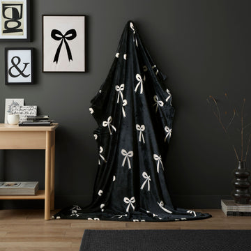 Bows Throw - Monochrome