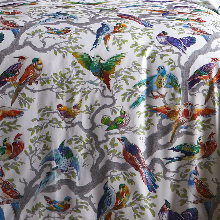 Laurence Llewelyn-Bowen Birdity Absurdity Duvet Cover Set - Multi - Williamsons Factory Shop