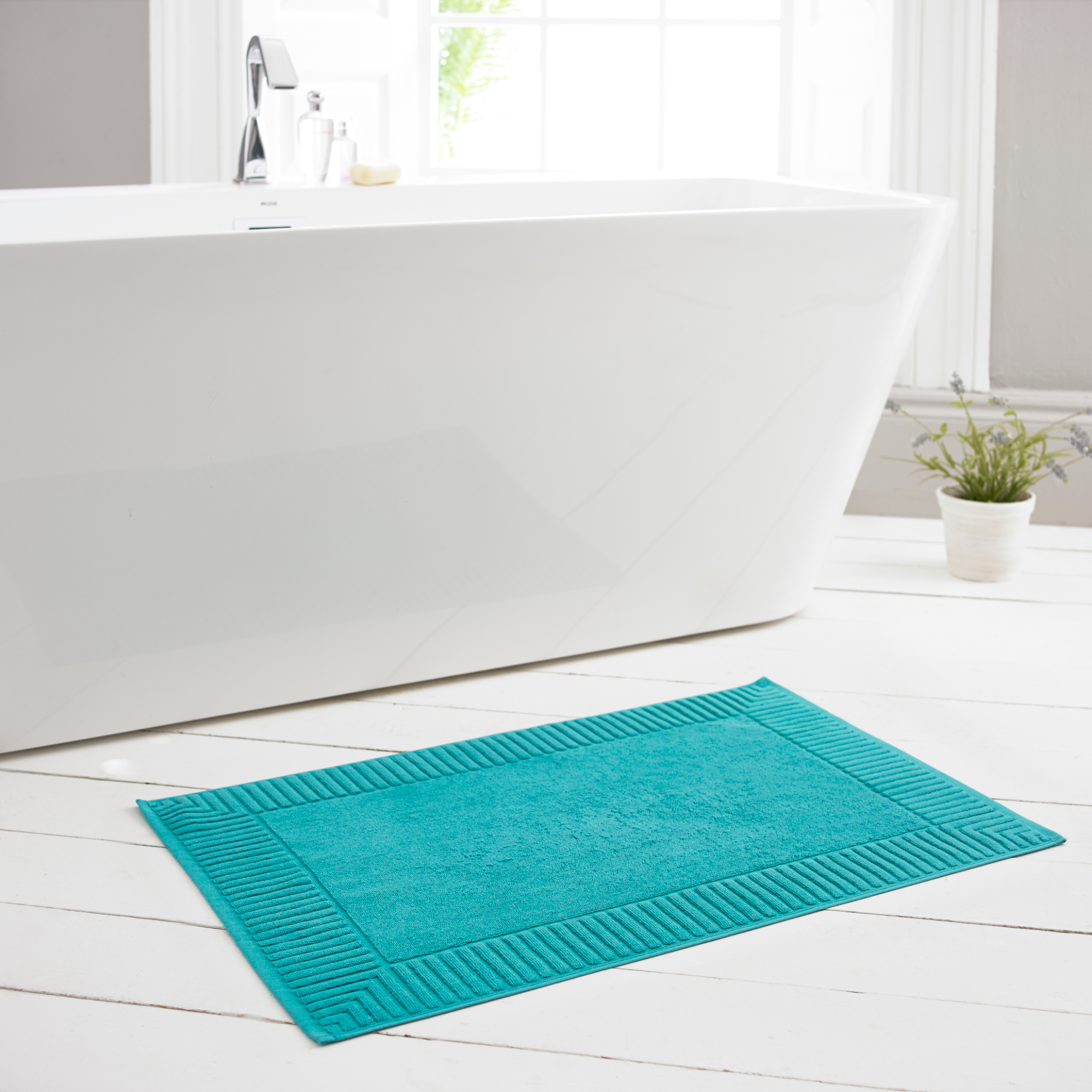 Bliss Pima Cotton Bath Mat - Teal