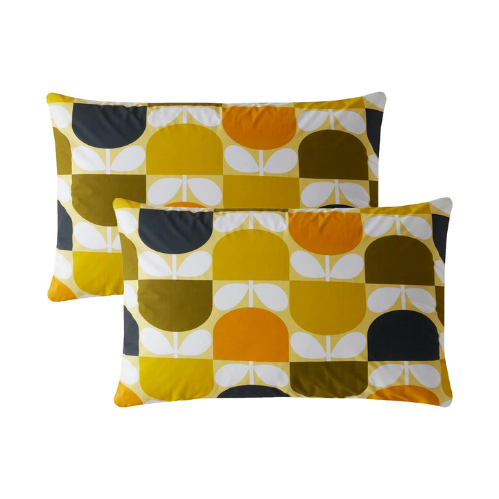 Orla Kiely Block Stem Duvet Cover Set - Sicilian Lemon - Williamsons Factory Shop