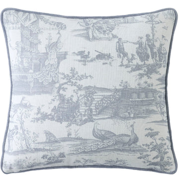 Coussin Toile Braysmith Laura Ashley - Bleu Chambray