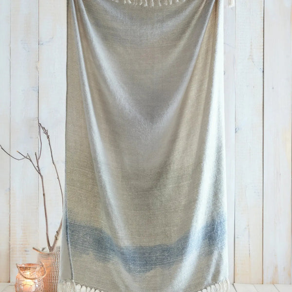 Drift Home Bretton Throw - Green - Williamsons Factory Shop