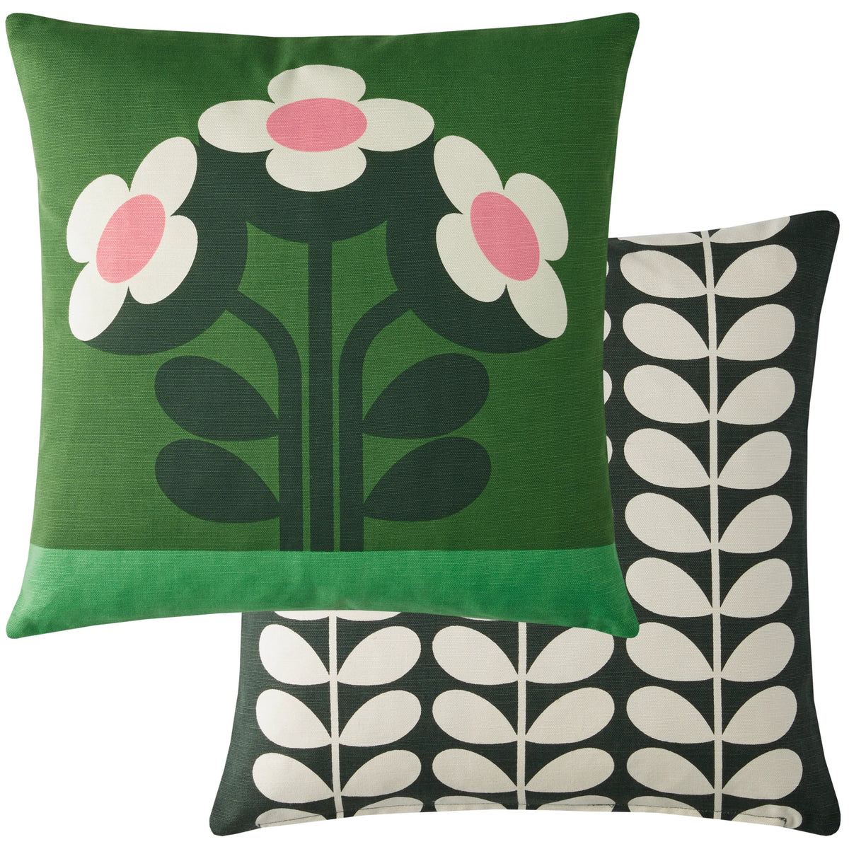 Orla Kiely Buttercup Cushion - Pine