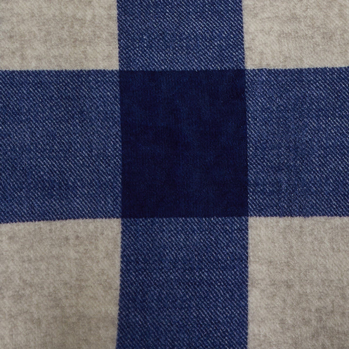 Bedlam Cosy Theo Check Duvet Cover Set - Blue - Williamsons Factory Shop