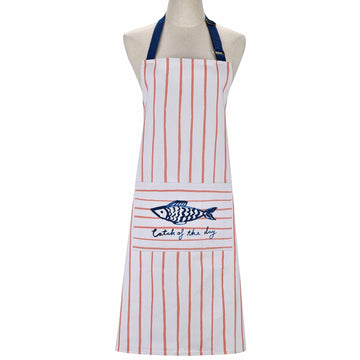 Catch of the Day Cotton Apron - Multi