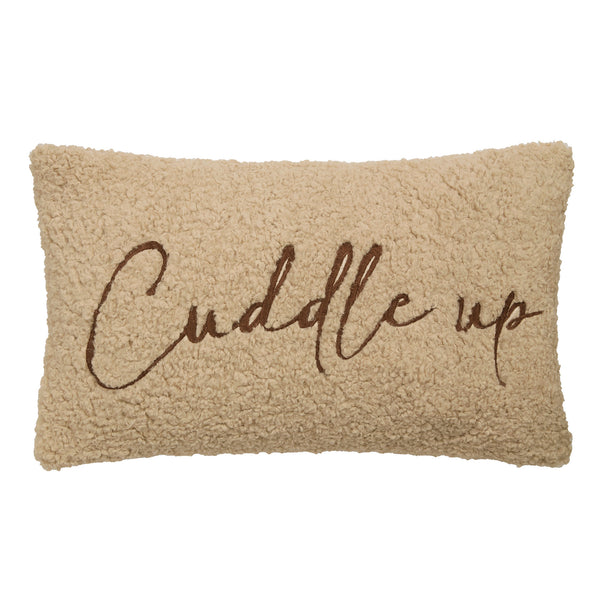 Fusion Snug Cuddle up Cushion Textured Cushion - Natural