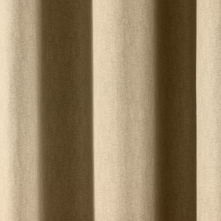Fusion Cannes Eyelet Blackout Curtains - Natural - Williamsons Factory Shop