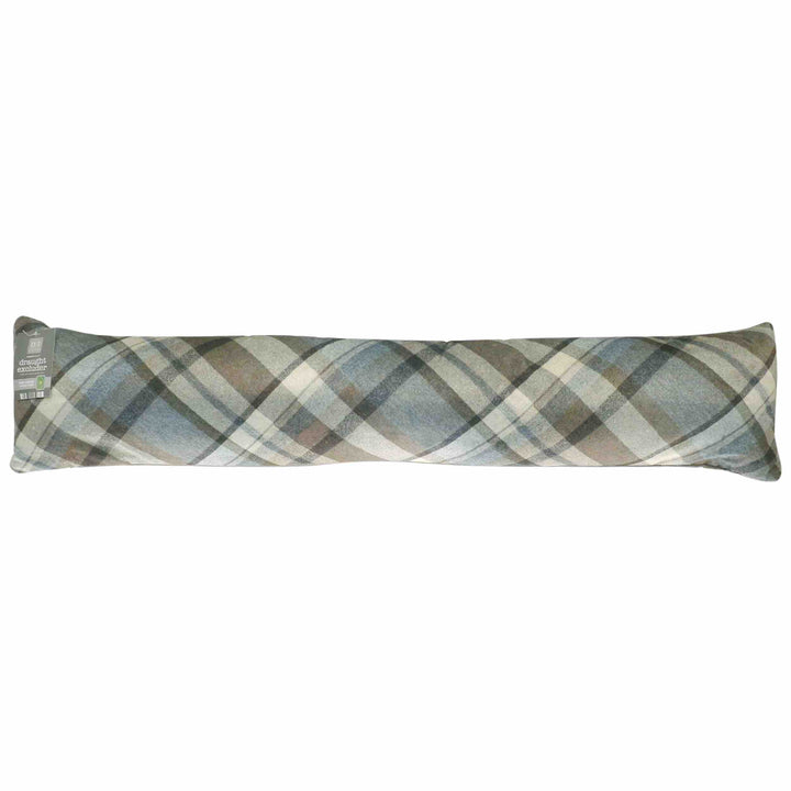 Printed Draught Excluder - Check - Williamsons Factory Shop