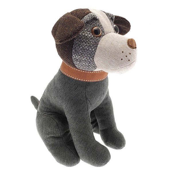 Jack Russell Dog Door Stop - Grey - Williamsons Factory Shop