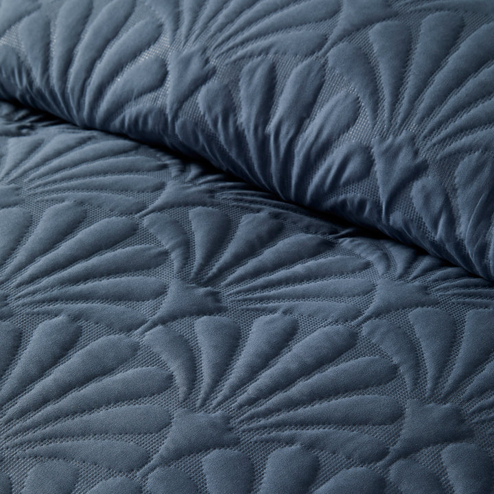 Serene Cavali Duvet Cover Set - Dark Blue - Williamsons Factory Shop