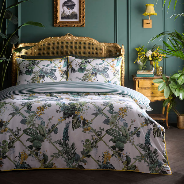 Laurence Llewelyn-Bowen Cotswold Fantasia Duvet Cover Set - Green