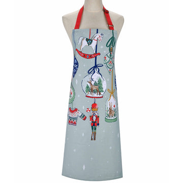 Christmas Ornaments Cotton Apron - Multi
