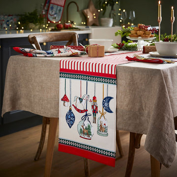 Christmas Ornaments Table Runner - Multi