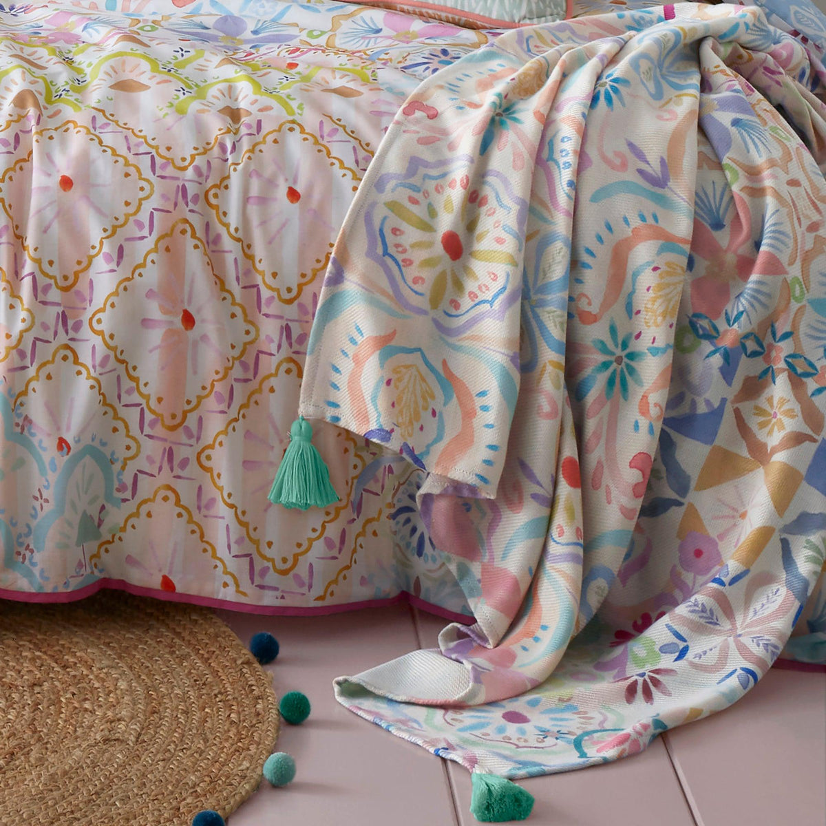 Appletree Casablanca Throw - Multi - Williamsons Home