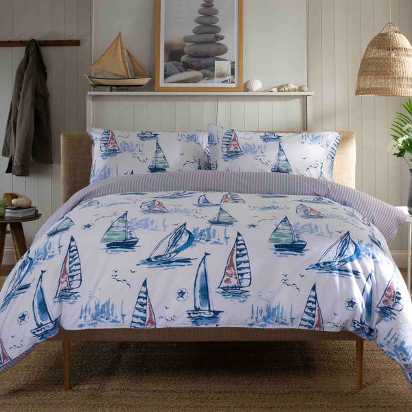 Lobster Creek Channel Duvet Cover Set