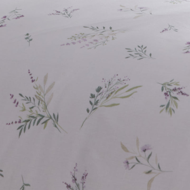 D&D Chloe Fitted Bed Sheet Set (28cm) - Lilac - Williamsons Factory Shop