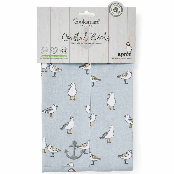 Coastal Birds Cotton Apron - Williamsons Factory Shop